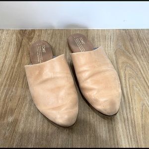 TOMS Honey Leather Jutti Mules